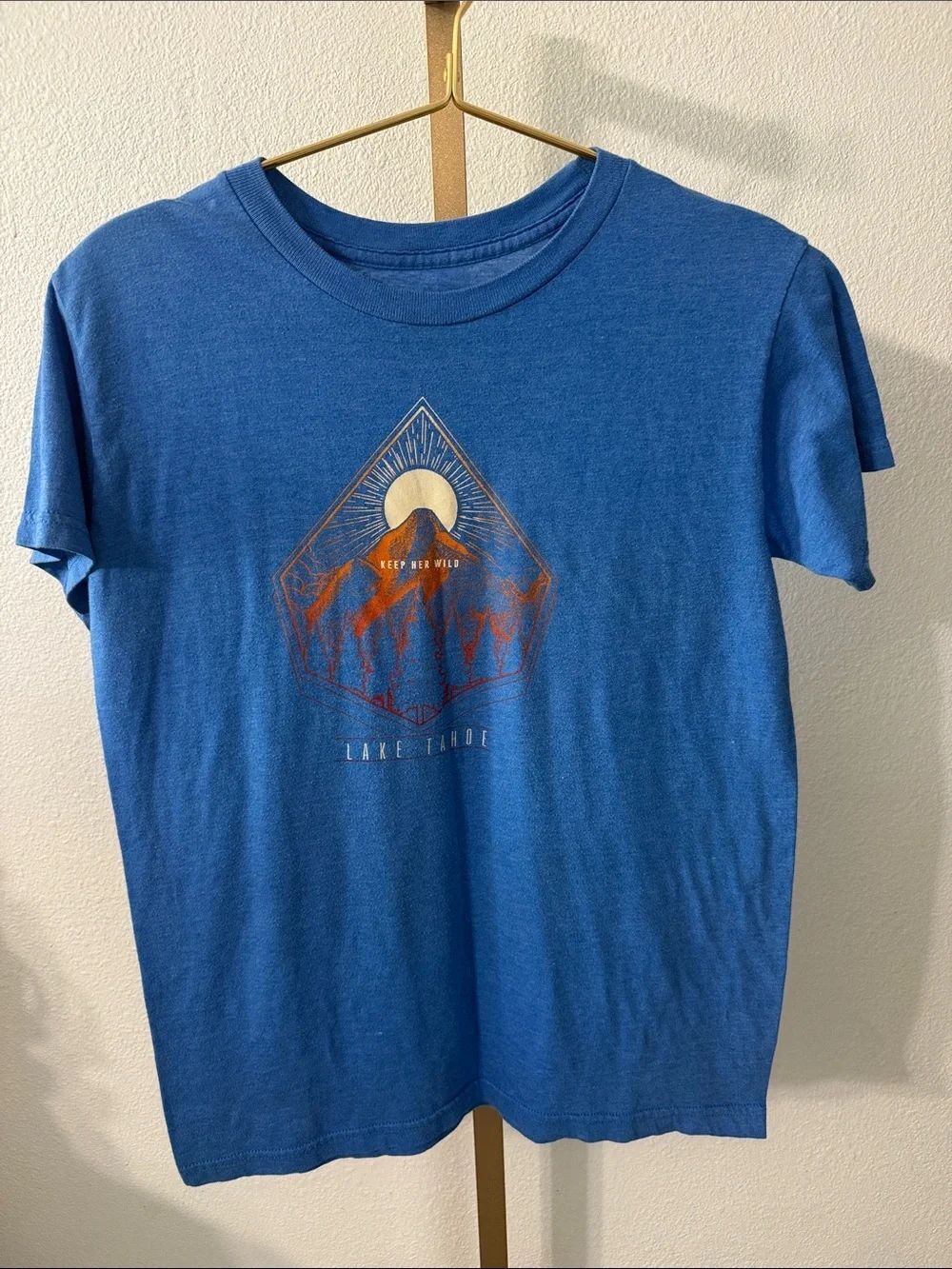Lake Tahoe 'Keep Her Wild' Scenic Mountain Graphic Tee-large